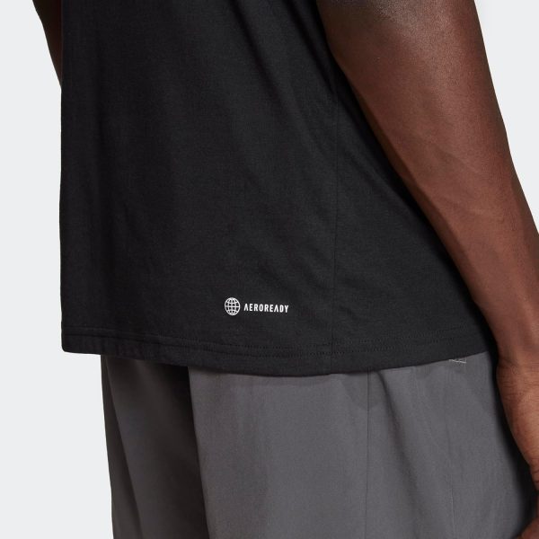 ⁦ADIDAS Mens Train Essentials Feelready Training T-Shirt T-shirt⁩ - الصورة ⁦4⁩