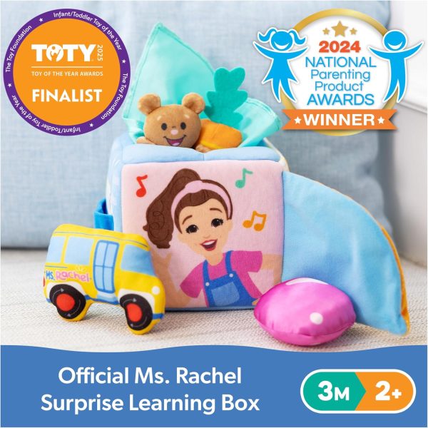 ⁦Ms. Rachel Official Surprise Learning Box, Educational Toys with Stuffed Animals, Sensory Toys & Activities for Babies, Toddler Toys for Girls & Boys Ages 0-2+⁩ - الصورة ⁦2⁩