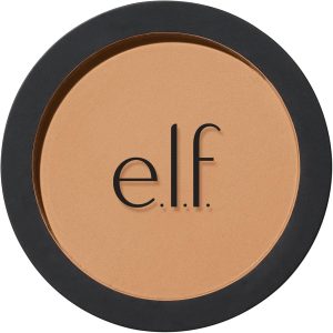e.l.f. Primer-infused Bronzer (Long-Wear/Matte/Bold/Lightweight/Blends Easily/Contours Cheeks/All-Day Wear), Forever Sunkissed, 1 count