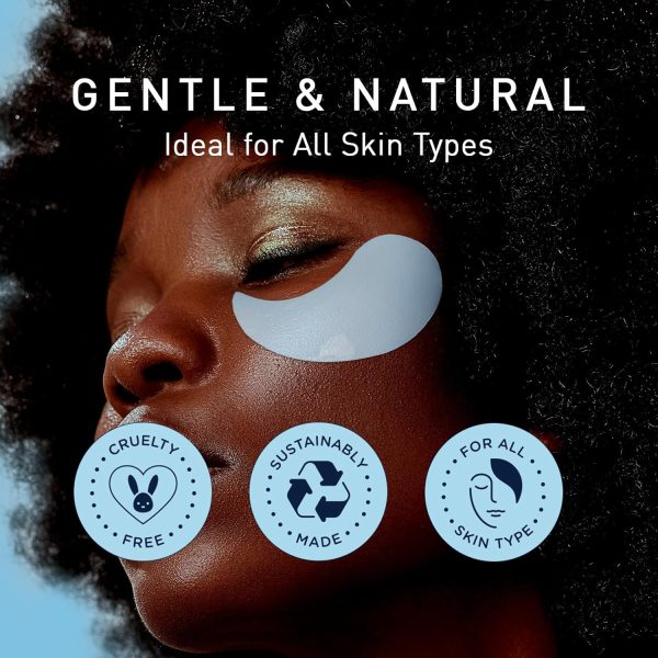 ⁦Enaskin Naturals Under Eye Patches for Dark Circles: 30 Pairs Retinol Collagen Eye Gels Mask - Reduce Wrinkles Puffy & Bags - Skin Treatment Pads - Anti Aging Moisturizer For Women Gift (Blue)⁩ - الصورة ⁦7⁩