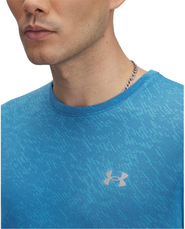 ⁦Under Armour Mens Men's UA Launch Camo Short Sleeve T-Shirt⁩ - الصورة ⁦3⁩