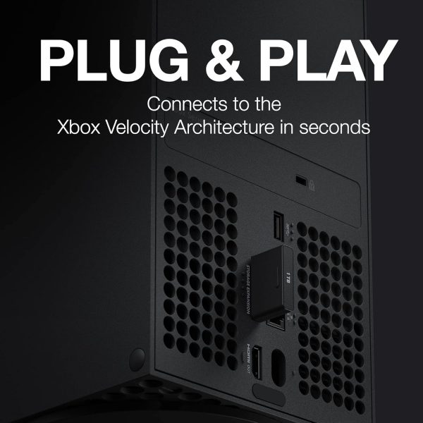 ⁦Seagate Storage Expansion Card for Xbox Series X|S, 1TB, SSD, Plug and Play NVMe Expansion SSD Xbox Series X|S, Officially Licensed, 2 yr Rescue Services(STJR1000400)⁩ - الصورة ⁦5⁩