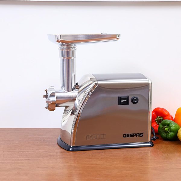 ⁦Geepas Meet Grinder, 2500 Watts, Stainless Steel Gmg1909⁩ - الصورة ⁦2⁩