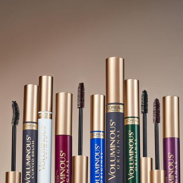 ⁦L’Oréal Paris L’Oreal Paris Original Voluminous Mascara, Building Mascara Volume and Length Formula, Washable, Deep Violet, 0.26 Fl Oz., 1 Count⁩ - الصورة ⁦7⁩