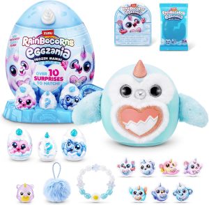 Rainbocorns Eggzania Frozencorn Mania by ZURU, Collectible Plush Toy for Girls 3+