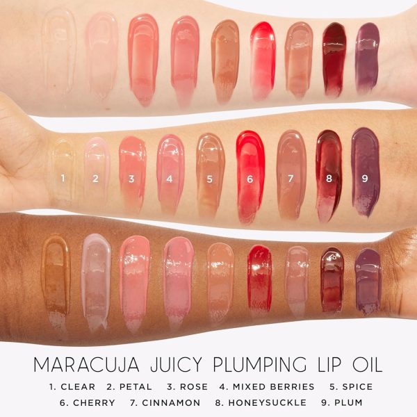 ⁦TARTE Passion Fruit Juicy Plumping Lip Oil - Mixed Berries 2.7 ml⁩ - الصورة ⁦6⁩
