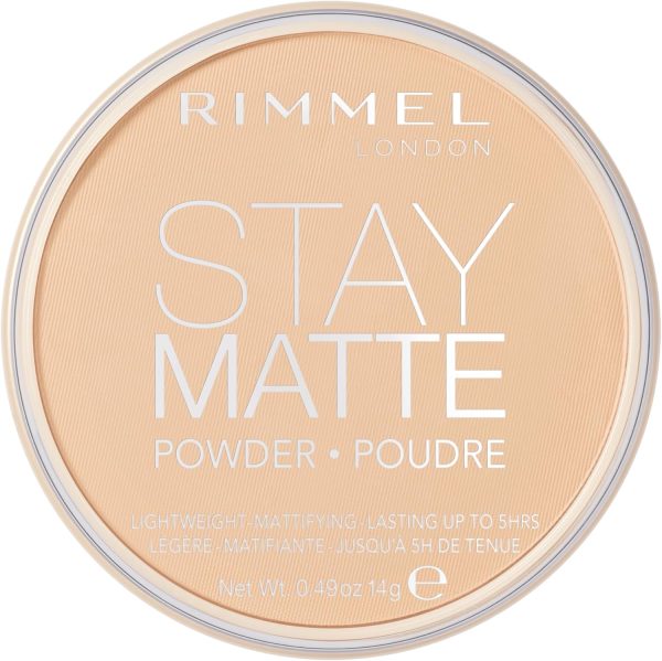 Rimmel Stay Matte Pressed Powder, Creamy Natural, 0.49 Ounce (Pack of 1)