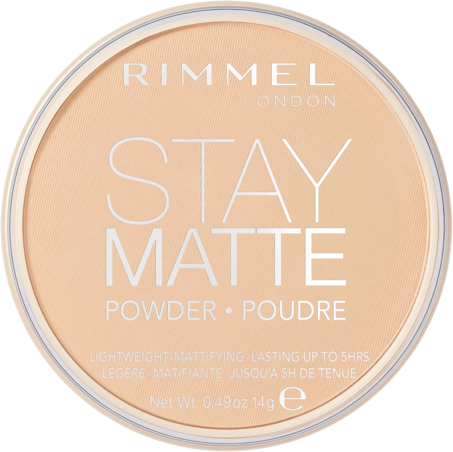 Rimmel Stay Matte Pressed Powder, Creamy Natural, 0.49 Ounce (Pack of 1)