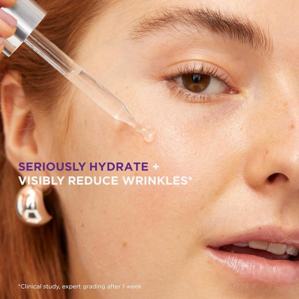 ⁦L'Oreal Paris Revitalift 1.5% Pure Hyaluronic Acid Face Serum, Hydrate & Reduce Wrinkles, Fragrance Free 1 oz⁩ - الصورة ⁦5⁩