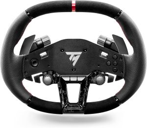 Thrustmaster Hyper Car Wheel Add-On, Ergonomic and wrapped with Leather and Alcantara, Works with Thrustmaster's T818 and T598 ecosystem bases - Compatible on PS5, PS4 and PC