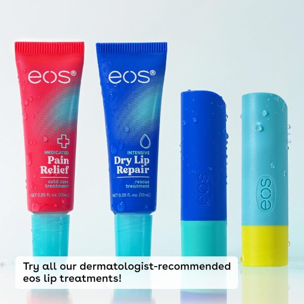 ⁦eos The Hero Lip Repair, Extra Dry Lip Treatment, 24HR Moisture, Natural Strawberry Extract, 0.35 fl oz, 2 Count (Pack of 1)⁩ - الصورة ⁦6⁩