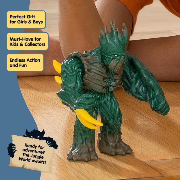 ⁦Schleich Eldrador Creatures, Mythical Creatures Toys for Kids, Jungle Emperor Action Figure with Movable Arms, Ages 7+⁩ - الصورة ⁦2⁩