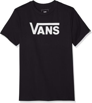 Vans Baby Boys Vans Classic Kids T Shirt, Black (Black White Grey Melange), 7-8 Years UK