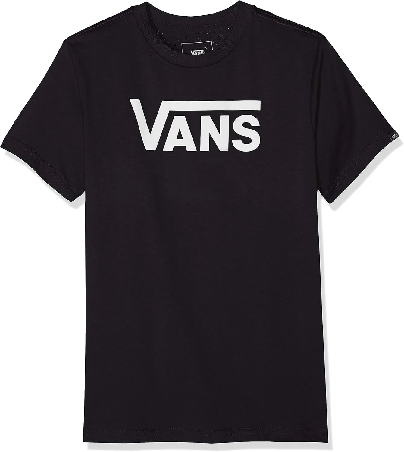 Vans Baby Boys Vans Classic Kids T Shirt, Black (Black White Grey Melange), 7-8 Years UK