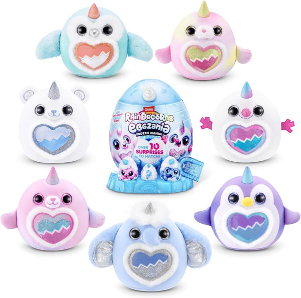 ⁦Rainbocorns Eggzania Frozencorn Mania by ZURU, Collectible Plush Toy for Girls 3+⁩ - الصورة ⁦5⁩