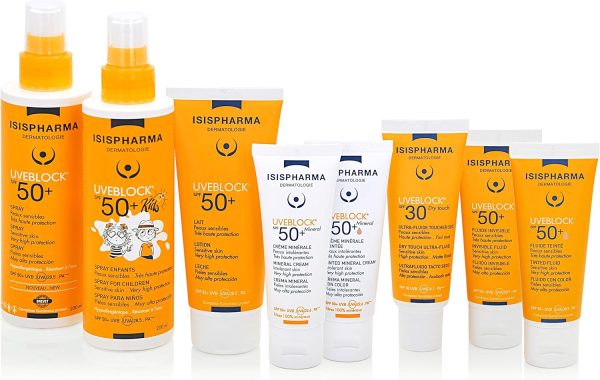 ⁦ISISPHARMA UVEBLOCK 50+ Dry touch ultra-fluid very high protection 40ML⁩ - الصورة ⁦2⁩