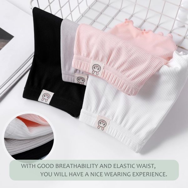 ⁦Chicduo 4 Pack Girls Bike Shorts Cartwheel Girls Dance Shorts Toddler Kid Under Dress Shorts Girls Ice Silk Shorts Multicolor⁩ - الصورة ⁦6⁩