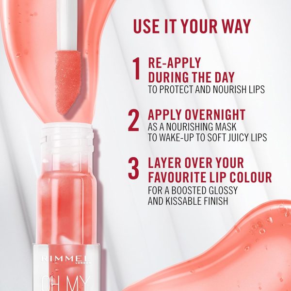 ⁦Rimmel Oh My Gloss! Lip Oil - 003 - Berry Pink⁩ - الصورة ⁦4⁩