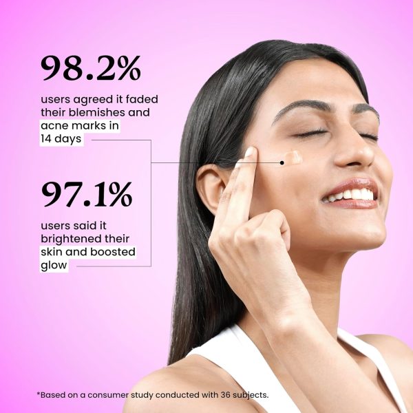 ⁦Foxtale 12% Niacinamide Face Serum with Azelaic Acid for Oil Control & Brightening | Reduces Acne, Blemishes & Acne Marks | Brightens & Smoothens Skin | Face Serum for Women & Men | 30 ml⁩ - الصورة ⁦4⁩