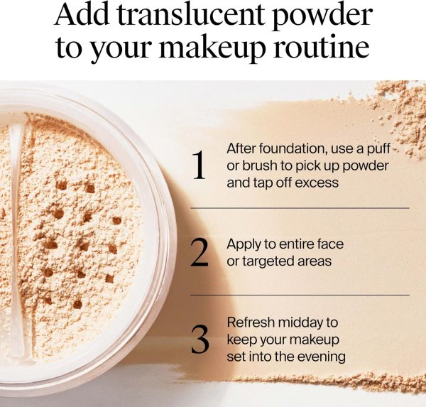 ⁦Neutrogena Hydro Boost Translucent Loose Setting Powder with Purified Hyaluronic Acid, .44 oz⁩ - الصورة ⁦4⁩