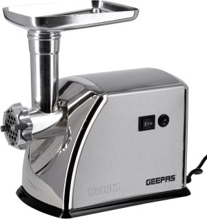 Geepas Meet Grinder, 2500 Watts, Stainless Steel Gmg1909