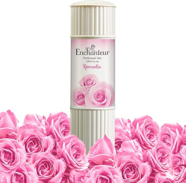 ⁦Enchanteur Talcum Powder, Romantic & Alluring, 2 X 250 gm⁩ - الصورة ⁦2⁩