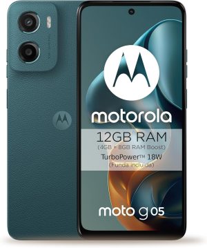 Motorola Moto G05 Dual-SIM 64GB ROM + 4GB RAM (GSM only | No CDMA) Factory Unlocked 4G/LTE Smartphone (Forest Green) - International Version