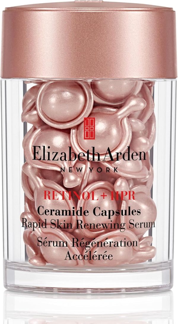 ⁦Elizabeth Arden Retinol + HPR Ceramide Capsules, Anti-Aging Skin Renewing Serum, Skincare Gift for Women, Reduces Fine Lines & Wrinkles⁩ - الصورة ⁦19⁩