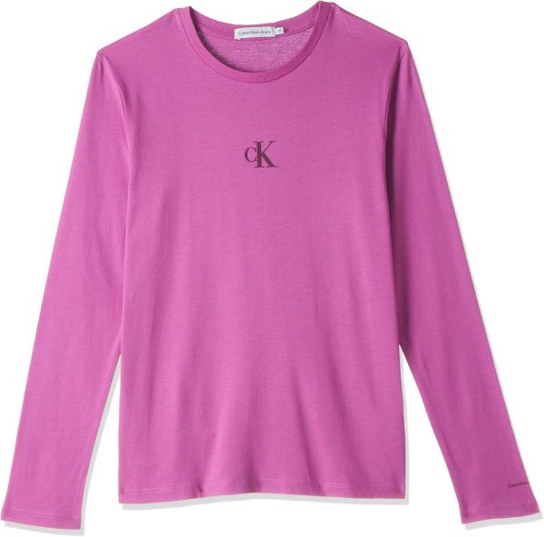 Calvin Klein Jeans Girls LOGO LS L/S T-Shirts