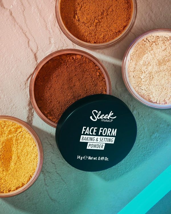 ⁦Sleek MakeUP Face Form Baking & Setting Powder, Loose Setting Powder to Lock in Your Makeup, Lightweight Formula, Banana, 14g⁩ - الصورة ⁦6⁩