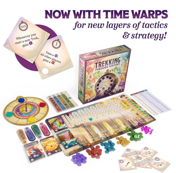⁦Underdog Games Trekking Through History: The Family Board | Adventure Through Time and Witness Incredible Events During Family Night | Ages 10 and Up⁩ - الصورة ⁦5⁩