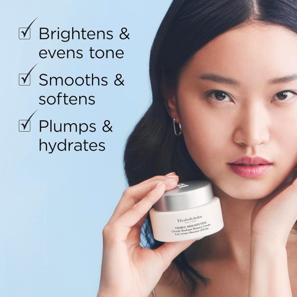 ⁦Elizabeth Arden, Visible Brightening Gel Cream, Booster for Shine, Moisturising Face Cream, Skin Care, Dark Spots, Smoothing⁩ - الصورة ⁦4⁩
