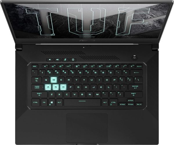 ⁦ASUS TUF Dash Gaming Laptop, 15.6" Full HD(1920x1080) IPS Display, Intel i7-11370H, 16GB, 1TB SSD, BK, GeForce RTX 3070, Black, Windows 10, TWE Mouse Pad⁩ - الصورة ⁦4⁩