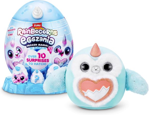 ⁦Rainbocorns Eggzania Frozencorn Mania by ZURU, Collectible Plush Toy for Girls 3+⁩ - الصورة ⁦2⁩