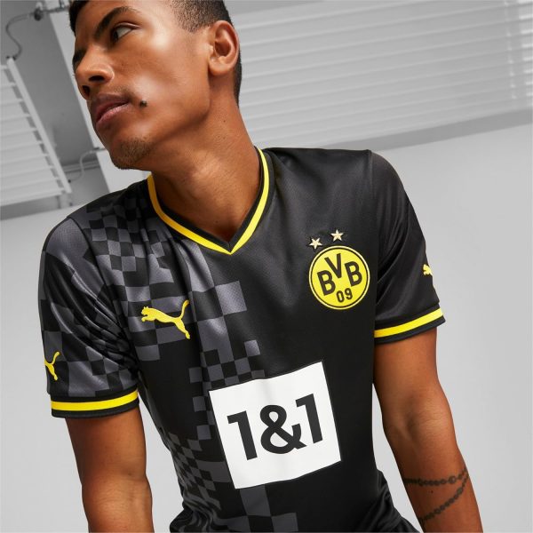 ⁦PUMA Men's BVB AWAY Jersey Replica w/Sponsor Football Shirt⁩ - الصورة ⁦7⁩