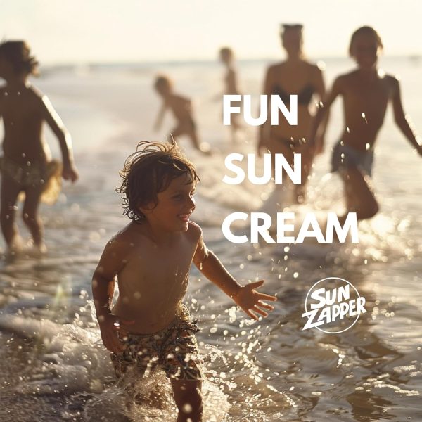 ⁦Sun Zapper Zinc Oxide Sun Block - Pink, White & Blue - SPF 50+ - Very High Sun Protection.⁩ - الصورة ⁦8⁩