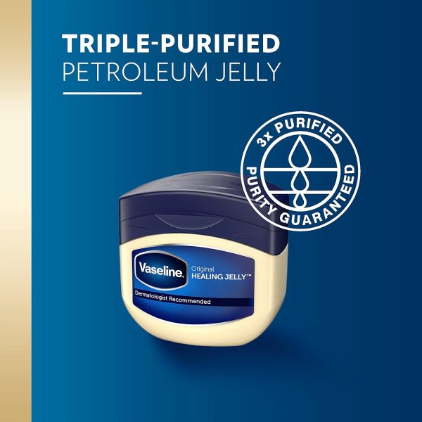 ⁦Vaseline Petroleum Jelly, Original 13 oz, Pack of 3⁩ - الصورة ⁦3⁩
