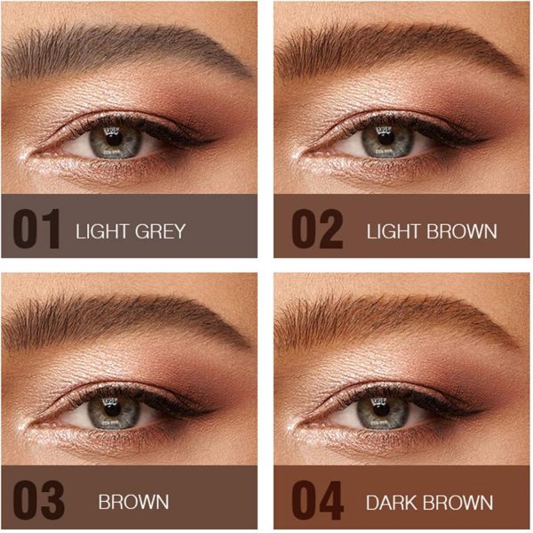 ⁦NALACAL Waterproof Tinted Brow Gel - Long-Lasting, Smudge-Resistant Eyebrow Shaping Makeup Gel - Liquid Thickening, Volumizing Brow Mascara in 02 Light Brown⁩ - الصورة ⁦2⁩