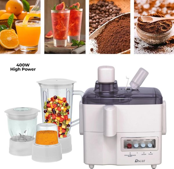 ⁦OSCAR | Food Processor | Model: OFB176 | One Solution for Cutting, Chopping, and Dough Making, etc | Multiple Accessories, Large Capacity Bowl, Powerful Motor, Strong Construction⁩ - الصورة ⁦4⁩