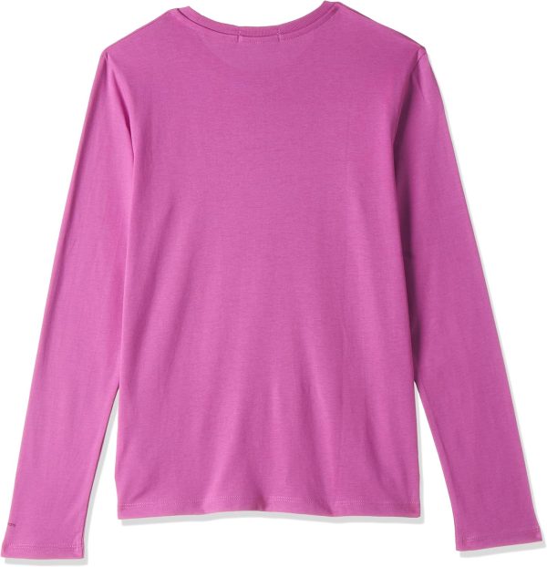 ⁦Calvin Klein Jeans Girls LOGO LS L/S T-Shirts⁩ - الصورة ⁦2⁩