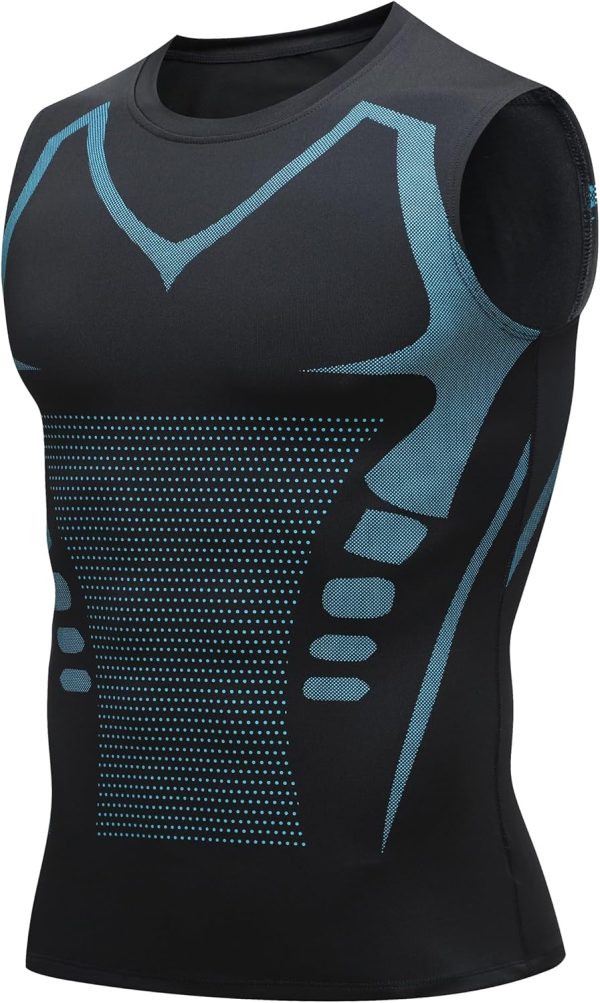 Mens Running Sport Tank Tops Dry Fit Gym Wicking Athletic Mesh Breathable Cool Workout Sleeveless Shirts Base Layer