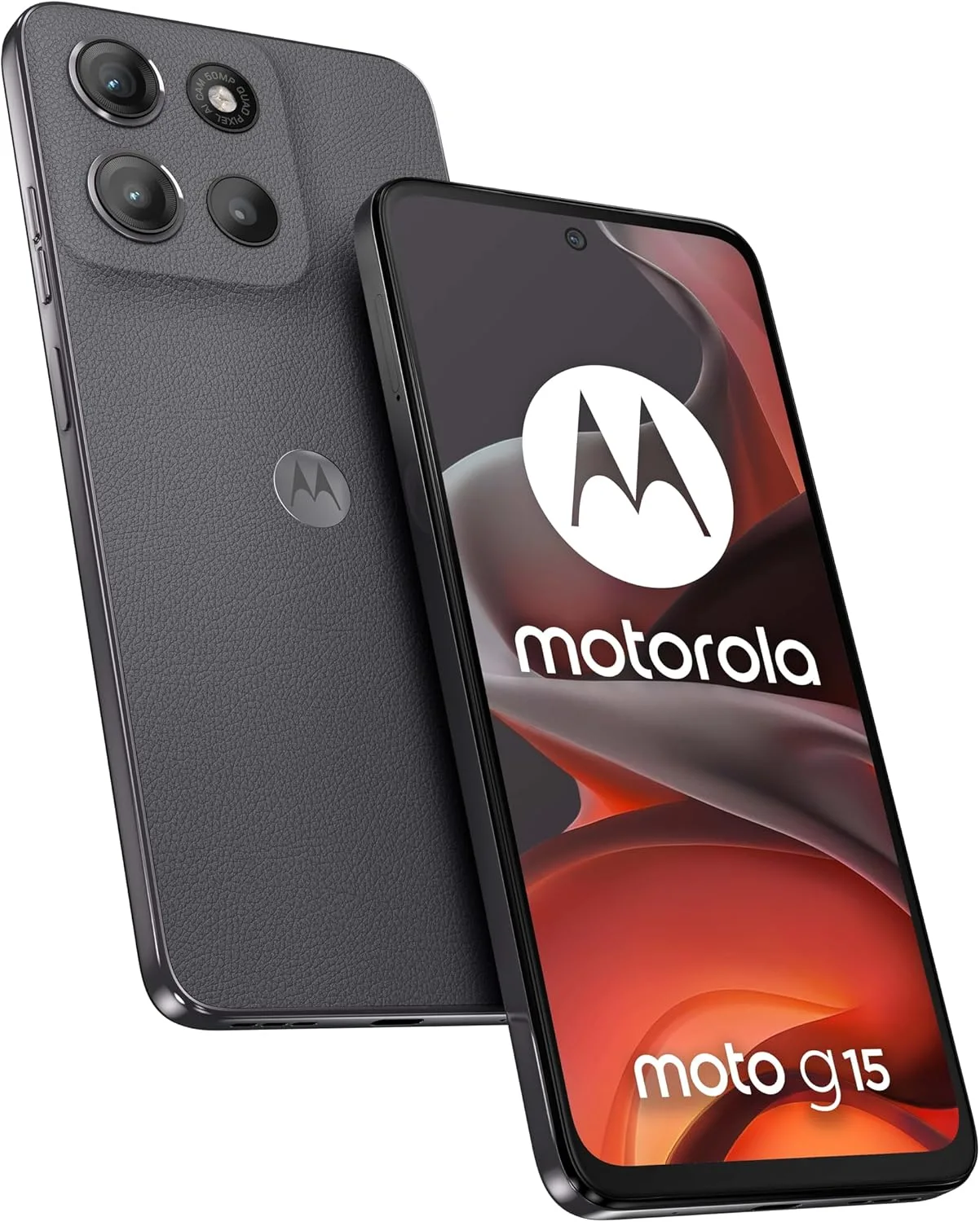 Motorola Moto G15 Dual-SIM 512GB ROM + 8GB RAM (GSM Only | No CDMA) Factory Unlocked 4G/LTE Smartphone (Gravity Grey) - International Version