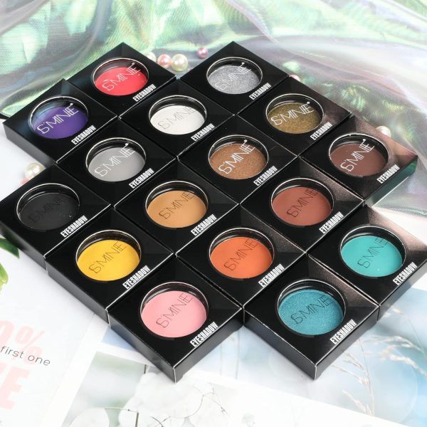 ⁦IS'MINE Single Black Matte Eyeshadow Powder Palette High Pigment, Longwear, Intense Color Best Black Eyeshadow⁩ - الصورة ⁦6⁩