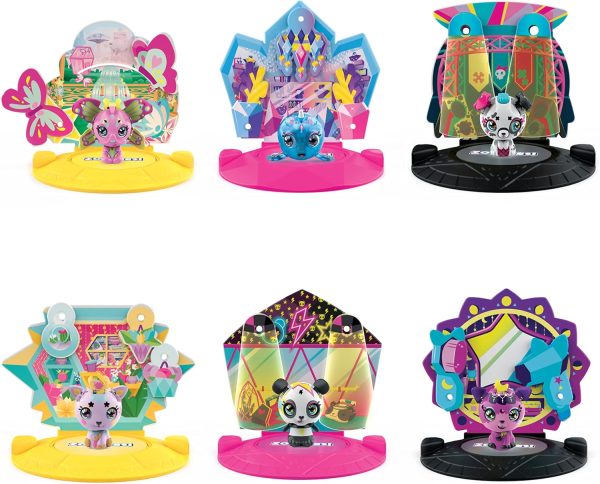⁦Zoobles, Kosmic Kitty Transforming Collectible Figure and Happitat Accessory, Kids Toys for Girls Aged 5 and above⁩ - الصورة ⁦2⁩