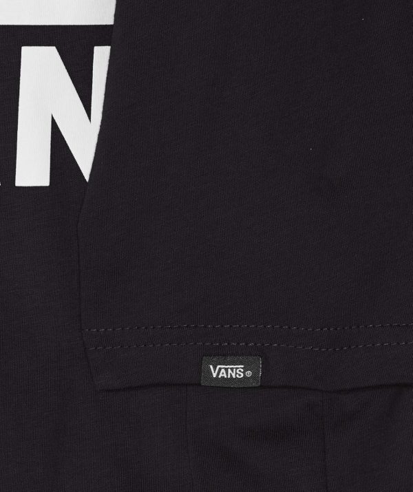 ⁦Vans Baby Boys Vans Classic Kids T Shirt, Black (Black White Grey Melange), 7-8 Years UK⁩ - الصورة ⁦2⁩
