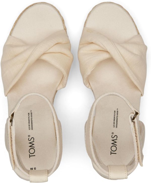 ⁦TOMS Marisela womens Wedge Sandal⁩ - الصورة ⁦6⁩