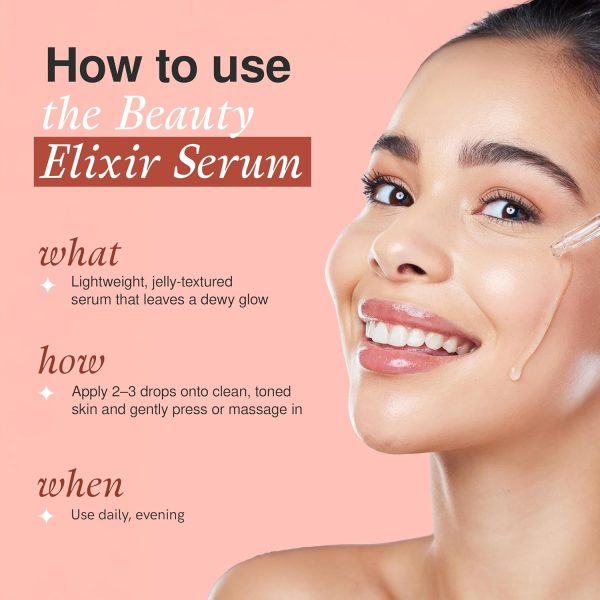 ⁦The Beauty Elixir Retinol Serum For Face - Dermatologist Tested, Anti-Aging, Fine Lines & Wrinkles & Post-Acne Marks Treatment - Clean Beauty, Cruelty-Free Korean Skin Care for All Skin Types - 1.69oz⁩ - الصورة ⁦3⁩