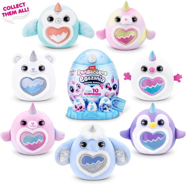 ⁦Rainbocorns Eggzania Frozencorn Mania by ZURU, Collectible Plush Toy for Girls 3+⁩ - الصورة ⁦8⁩
