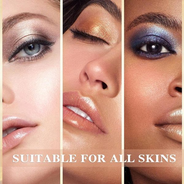 ⁦Azonee 3 PCS Cream Blush Stick with Brush, 3-in-1 Cheek Blush & Lip Tint & Eyeshadow Moisturizing Lightweight Multi-Stick Blush, Cream Contour Stick, Natural And Long-Lasting, Waterproof⁩ - الصورة ⁦5⁩