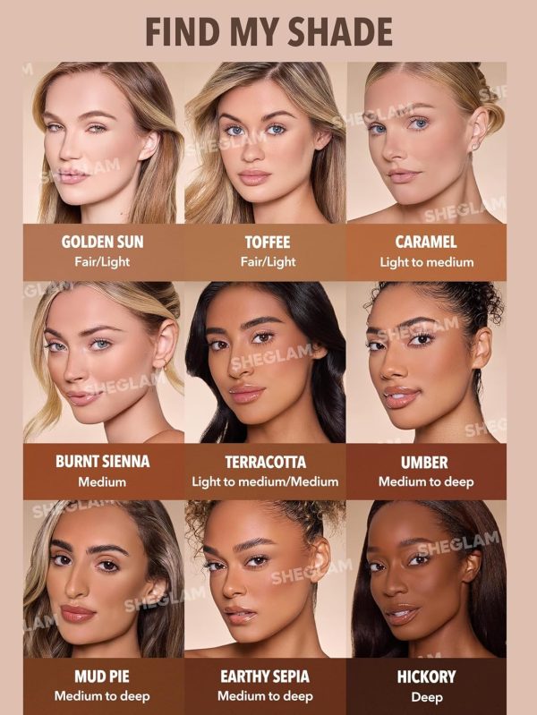 ⁦SHEGLAM Sun Beam Matte Liquid Bronzer-Burnt Sienna⁩ - الصورة ⁦4⁩